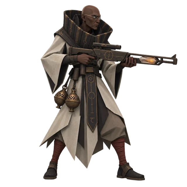 The Ash Witness combat sprite